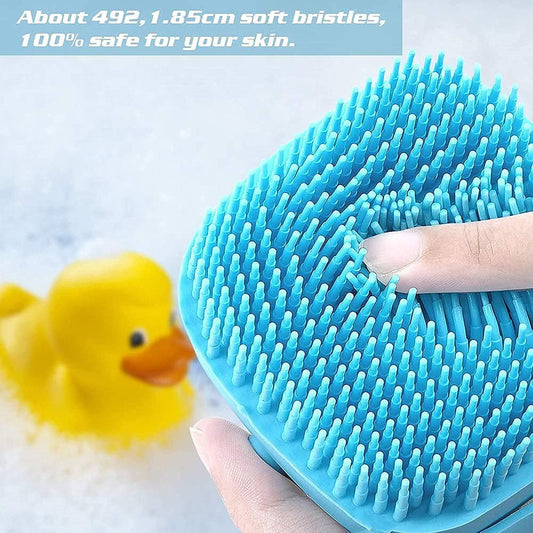 Silicone Bath Brush with Hanging Hook