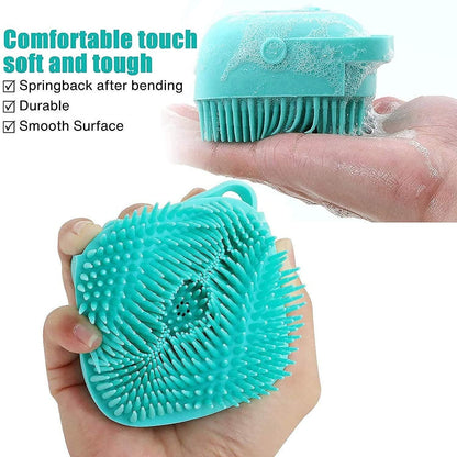 Silicone Bath Brush with Hanging Hook