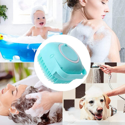 Silicone Bath Brush with Hanging Hook